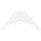 Ekena Millwork Pitch Carrillo Architectural Grade PVC Gable Pediment, 48"W x 28"H x 1"P (14/12) GPP048X028X100CRL - alternate 5